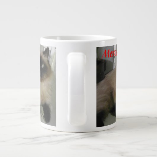 Mercedes-Katzen-Kaffee-Tasse Jumbo-Tasse (Rückseite)