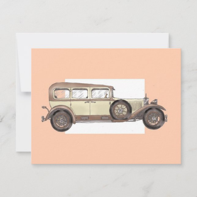 Mercedes Limousine der 1920er (Vorderseite)