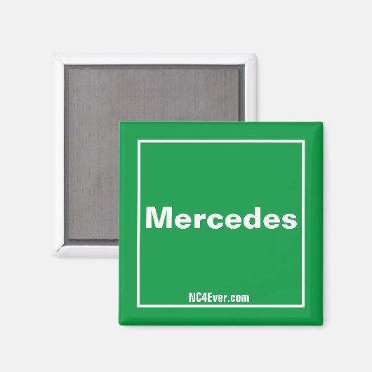 Mercedes-Magnet Magnet (Vorderseite/Rückseite)