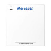 Mercedes-Notizblock Notizblock (Vorderseite)