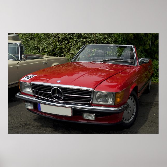 Mercedes Roadster Poster (Vorne)