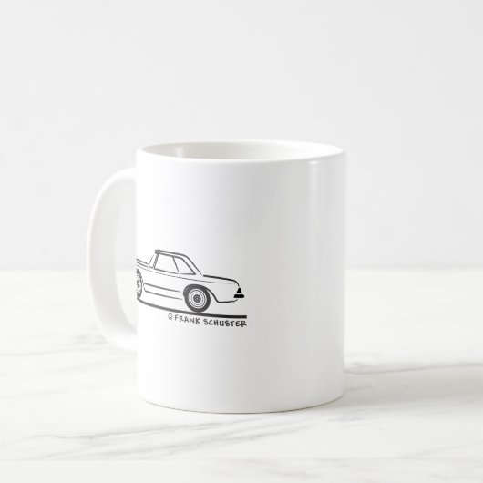 Mercedes SL Pagoda Hardtop Kaffeetasse (Vorderseite Links)