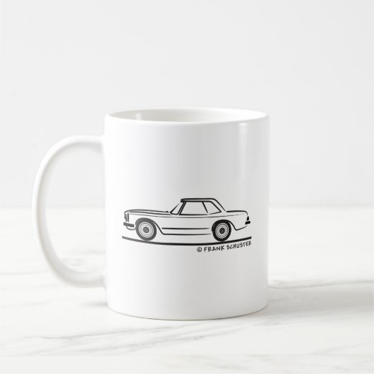 Mercedes SL Pagoda Hardtop Kaffeetasse (Links)