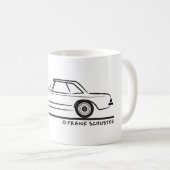 Mercedes SL Pagoda Hardtop Kaffeetasse (VorderseiteRechts)