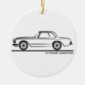 Mercedes SL Pagoda Hardtop Keramikornament (Vorne)