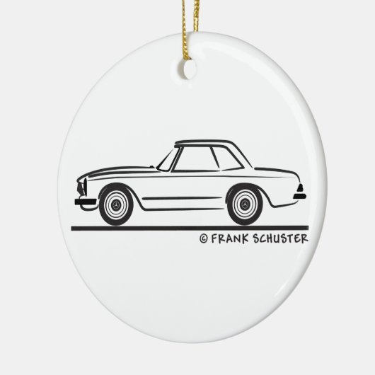 Mercedes SL Pagoda Hardtop Keramikornament (Links)