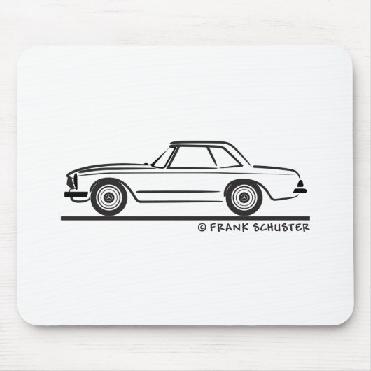 Mercedes SL Pagoda Hardtop Mousepad (Vorne)