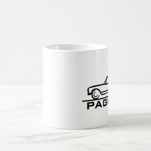 Mercedes SL Pagode mit Skript Kaffeetasse (Mittel)