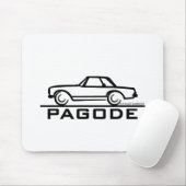 Mercedes SL-Pagode mit Skript Mousepad (Mit Mouse)