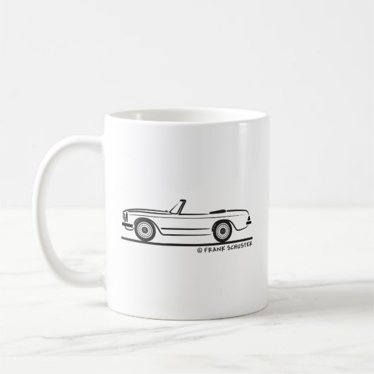 Mercedes SL Pagode Pagoda Kabrio Kaffeetasse (Links)