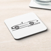 Mercedes SL Pagode Pagoda Kabrio Untersetzer (Linke Seite)