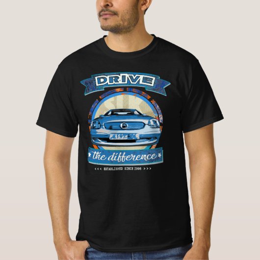 Mercedes SLK R 170 - Drive the difference T-Shirt (Vorderseite)