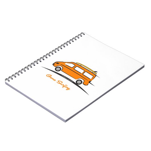 Mercedes Sprinter Gone Surfen Notizblock (Linke Seite)