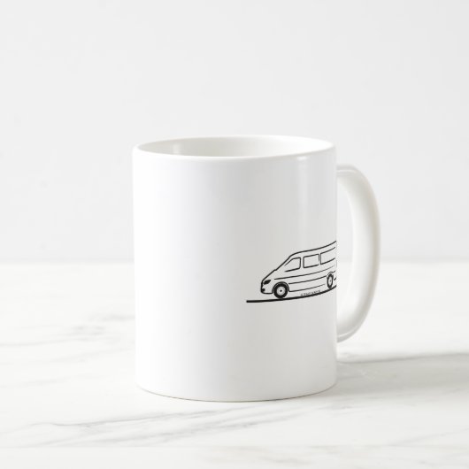 Mercedes Sprinter Kaffeetasse (VorderseiteRechts)