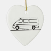 Mercedes Sprinter Keramik Ornament (Rechts)