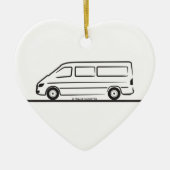 Mercedes Sprinter Keramik Ornament (Vorne)