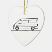 Mercedes Sprinter Keramik Ornament (Links)