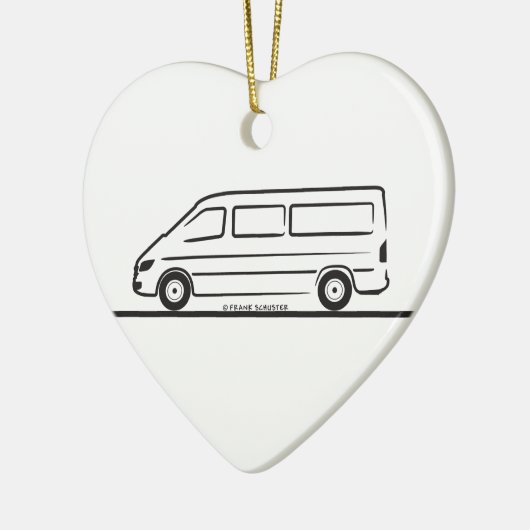 Mercedes Sprinter Keramik Ornament (Links)