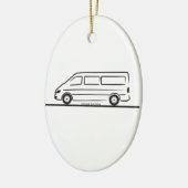 Mercedes Sprinter Keramik Ornament (Links)
