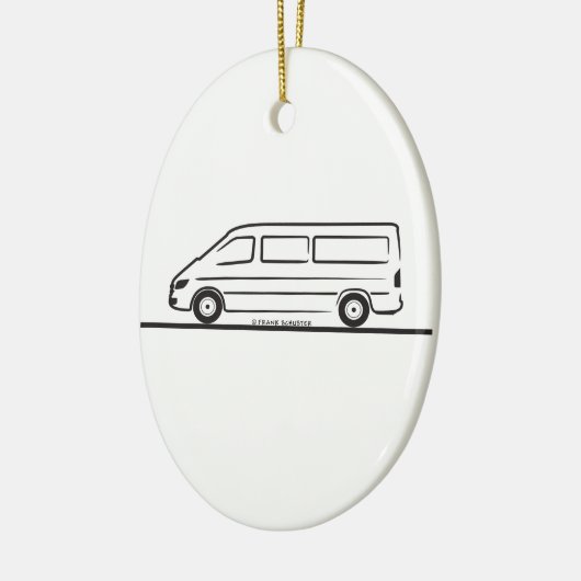 Mercedes Sprinter Keramik Ornament (Links)
