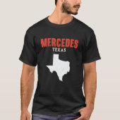 Mercedes Texas USA State America Travel Texas T-Shirt (Vorderseite)