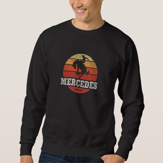 Mercedes TX Vintage Country Western Retro Sweatshirt (Vorderseite)