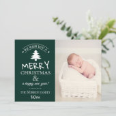 Mercedes-Wünsche // Foto-Urlaubskarte Feiertagskarte (Stehend Vorderseite)