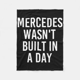 Mercedes wurde nicht in einem sonnigen Geburtstags Fleecedecke