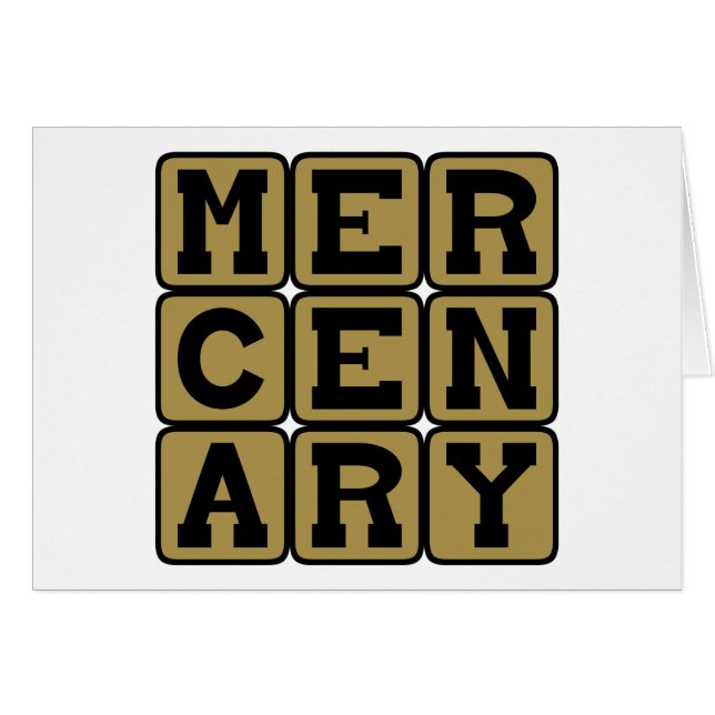 Mercenary, Muscle for Hire (Vorderseite (Horizontal))