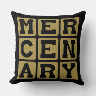 Mercenary, Muscle for Hire Kissen