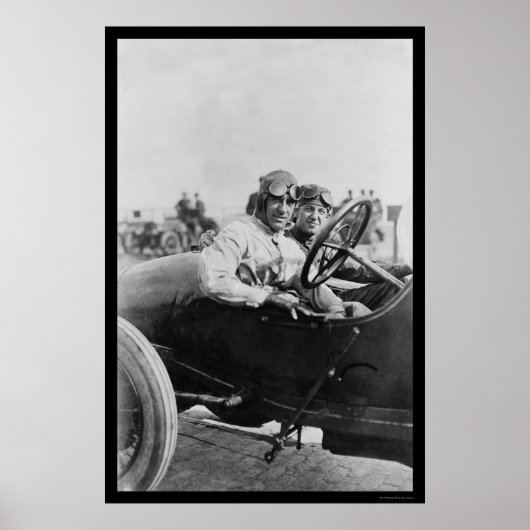 Mercer Auto Race Drivers 1916 Poster (Vorne)