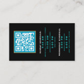 Mercer Baptist Church Business Card Visitenkarte (Rückseite)