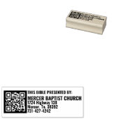 Mercer Baptist Church Wood Art Briefmarke Gummistempel (Stempel)