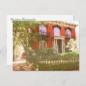 Mercer House Postcard Postkarte (Vorne/Hinten)