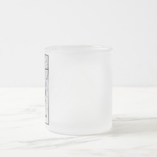 Mercer Island Map Mattglastasse (Mittel)