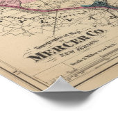 Mercer Landkreis, NJ Poster (Ecke)
