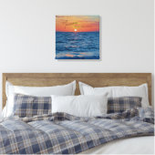 Merces sind jeden Morgen neu schöner Sonnenaufgang Leinwanddruck (Insitu (Schlafzimmer))