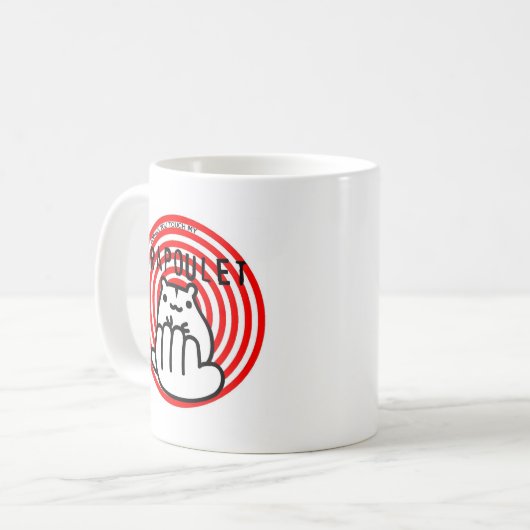 Merch Crapoulet Records Kaffeetasse (Vorderseite Links)
