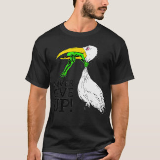 Merch gibt nie Storch und Frosch Merch auf T-Shirt