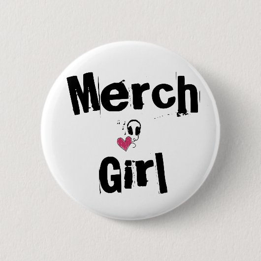 Merch Mädchen-Button Button (Vorderseite)