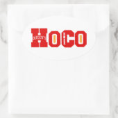 Merch Queens Hoco 2022 Ovaler Aufkleber (Tasche)