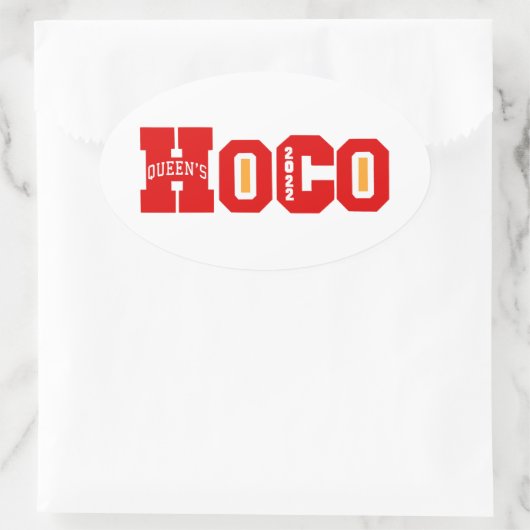 Merch Queens Hoco 2022 Ovaler Aufkleber (Tasche)
