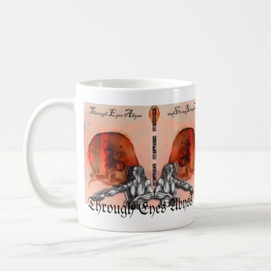 Merch "Through Eyes Abyss" Kaffeetasse (Links)