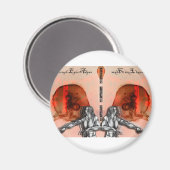 Merch "Through Eyes Abyss" Magnet (Vorderseite/Rückseite)