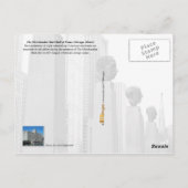 Merchandise Mart Hall of Fame, Chicago, Illinois Postkarte (Rückseite)