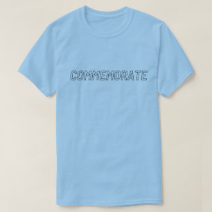 "Merchandizing Democracy" mit "Gedenken" T-Shirt