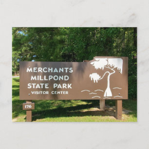 Merchants Millpond Staat Park Postkarte