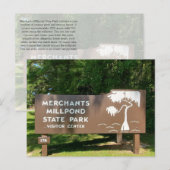 Merchants Millpond Staat Park Postkarte (Vorne/Hinten)