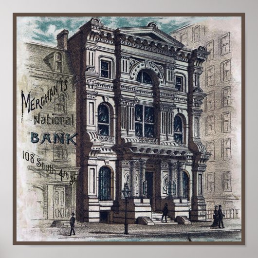 Merchants National Bank - Philadelphia Poster (Vorne)