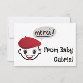 Merci! Babydusche Danke, Karten (Vorderseite)